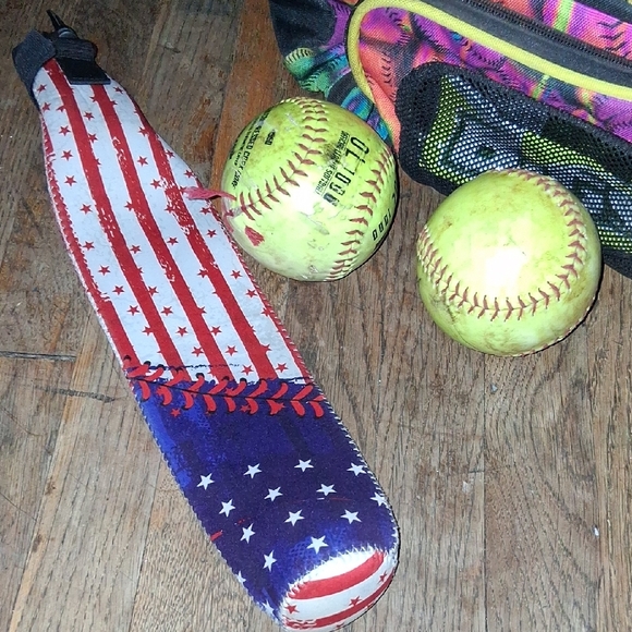 Colorful Baseball Backpack - Picture 3 of 4